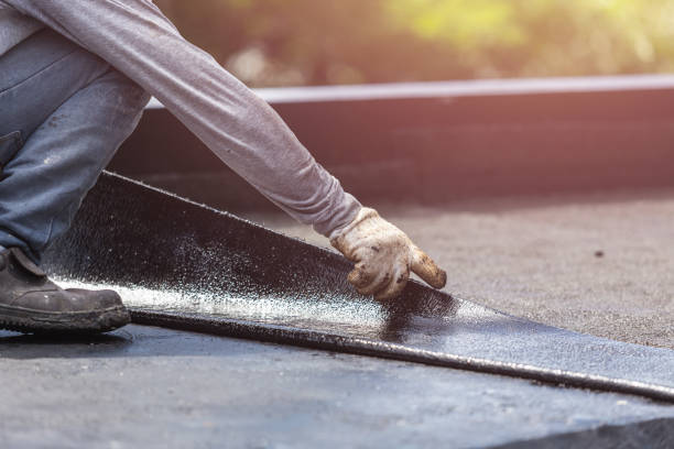 Professional Exterior Waterproofing technician working in Milroy, PA